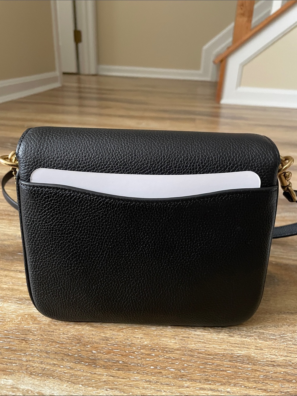 Coach Cassie 19 in Black Pebbled Leather - Picture 9 of 14